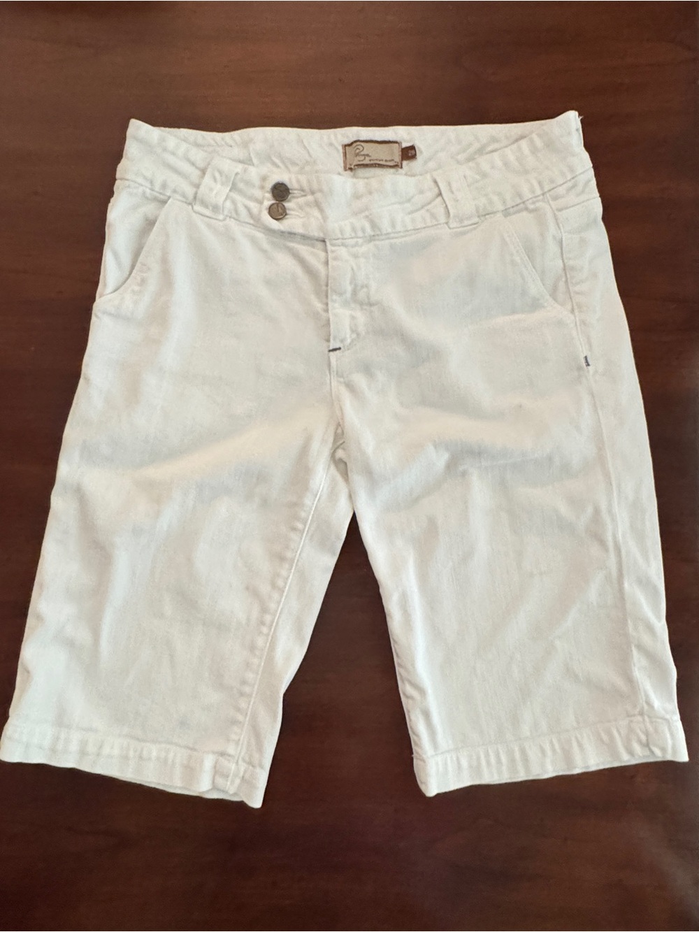 PAIGE White Women's Bermuda Shorts